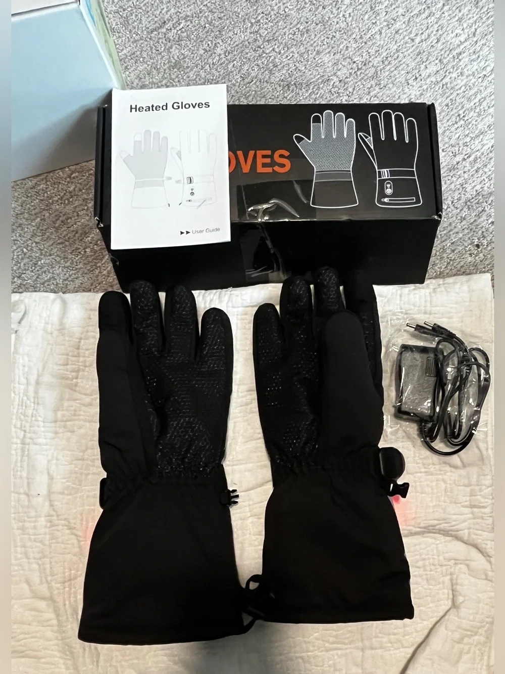 Heated Gloves, 3 Heating Levels Heated Work Gloves With Touchscreen L 1080/bb6-2